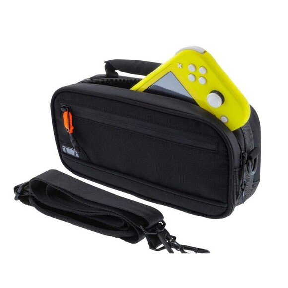 Bionik BNK-9042 Commuter Lite Black Bag for Nintendo Switch Lite & Accessories - Picture 2 of 5